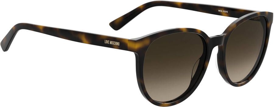 Love Moschino zonnebril MOL103 S met tortoise print bruin - Foto 2