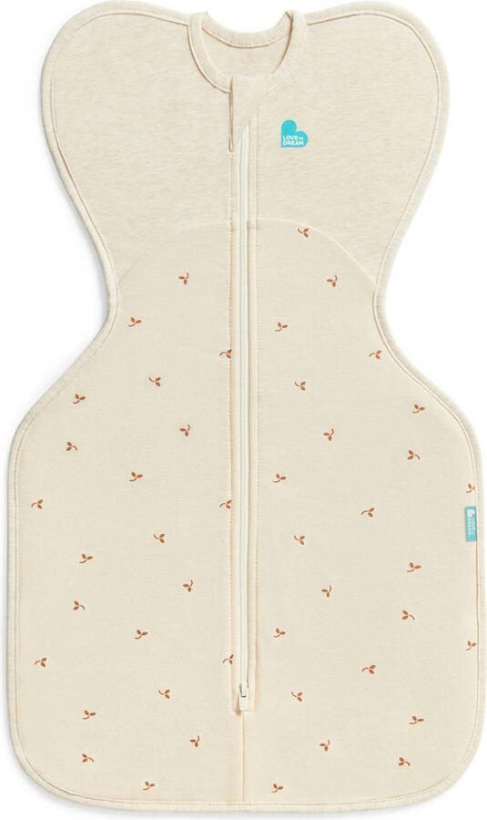 Love to Dream inbakerslaapzak Fase 1 Swaddle Up ALL SEASONS Oat Twigs