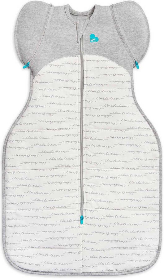 Love to Dream overgangsslaapzak Fase 2 Transition Bag WARM 2.5 White Inbakerdoek Grijs - Foto 3