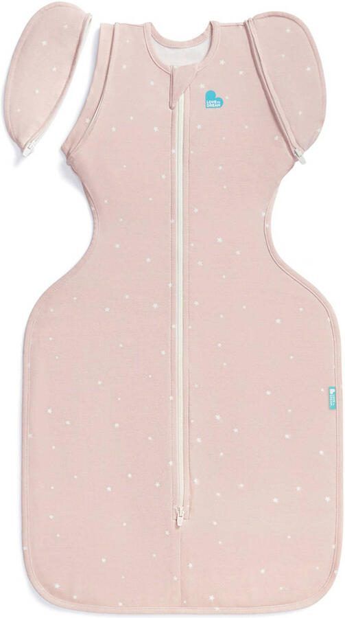 Love to Dream overgangsslaapzak swaddle up ORIGINAL Fase 2 all season powder Pink