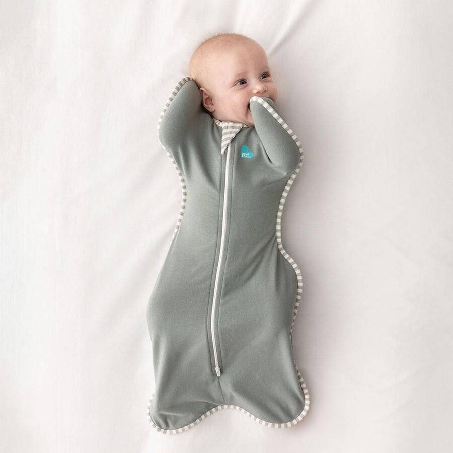 Love to Dream SwaddleUp inbakerslaapzak Fase 1 TOG 1.0 Deep Olive Inbakerdoek 0-3 mnd - Foto 2