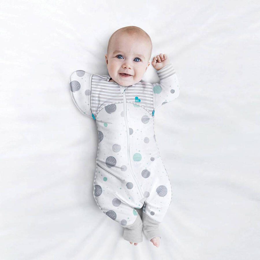 Love to Dream SwaddleUp overgangsslaapzak Fase 2 TOG 0 2 wit grijs Inbakerdoek 1