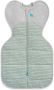 Love to Dream SwaddleUp inbakerslaapzak Fase 1 TOG 2.5 Olive Grey Inbakerdoek Groen - Thumbnail 1