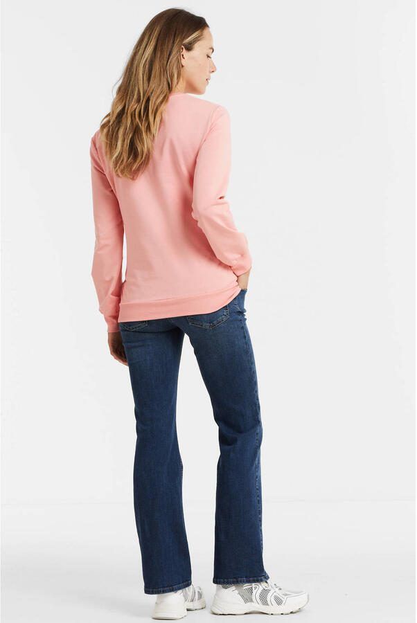 Love2wait flared zwangerschapsjeans Judy blauw Dames Stretchdenim Effen 26-32 - Foto 2