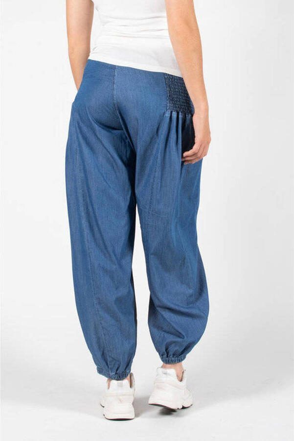 LOVE2WAIT high waist zwangerschaps casual broek light blue denim - Foto 3