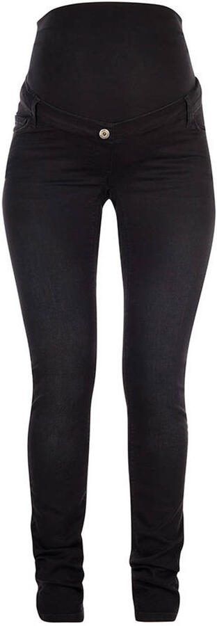 Love2wait skinny zwangerschapsjeans zwart Dames Stretchdenim Effen 29 34