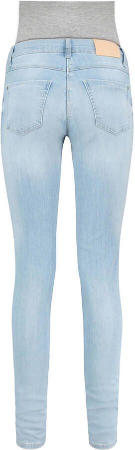 Love2wait low waist zwangerschaps skinny jeans Sophia light blue denim Blauw 33 - Foto 5