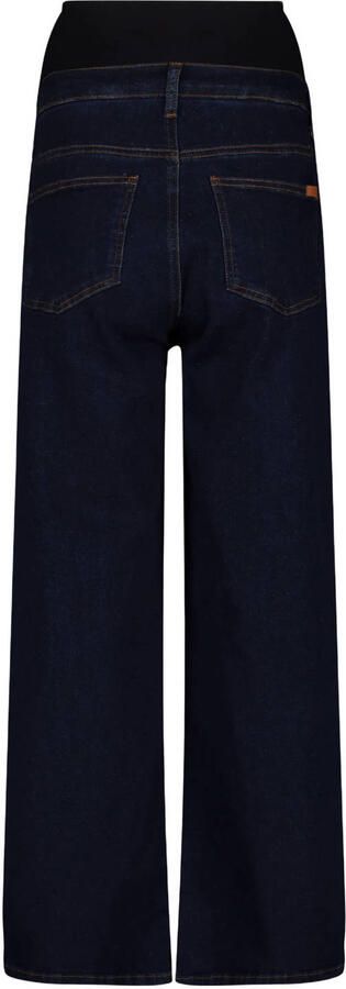 LOVE2WAIT Jill wide leg zwangerschaps jeans donkerblauw Dames Polyester maat 29-34 - Foto 2