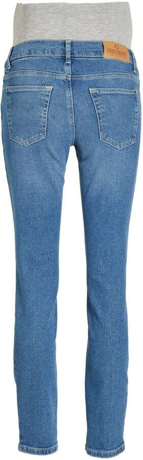 Love2wait loose fit zwangerschapsjeans 021 stone wash Blauw Dames Denim 26
