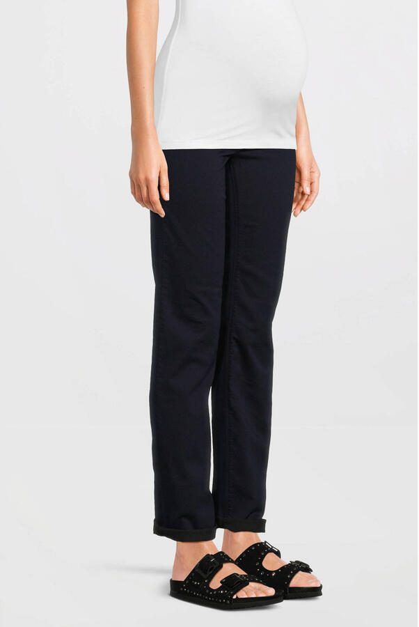 Love2wait low waist skinny broek Emerald donkerblauw Dames Denim Effen 33 - Foto 4