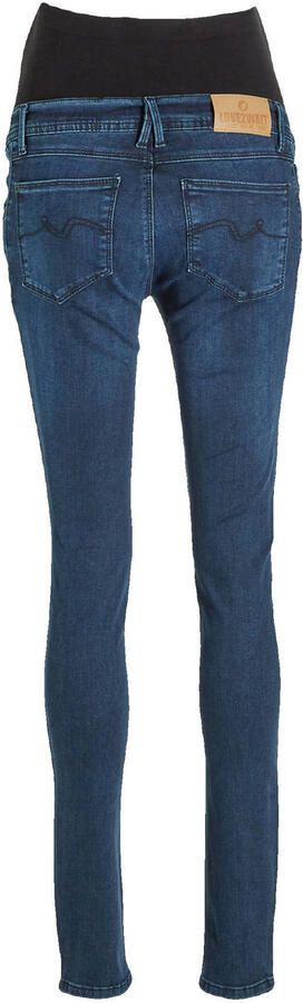 Love2wait low waist super skinny zwangerschapsjeans met katoen 063 dark aged Zwart 26