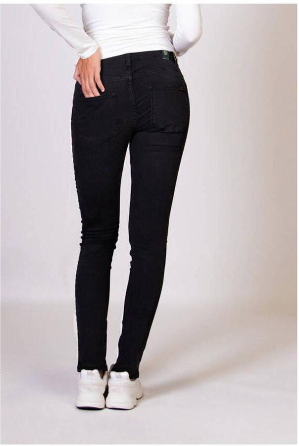 Love2wait low waist zwangerschaps skinny jeans charcoal Zwart Dames Stretchdenim 26 - Foto 3