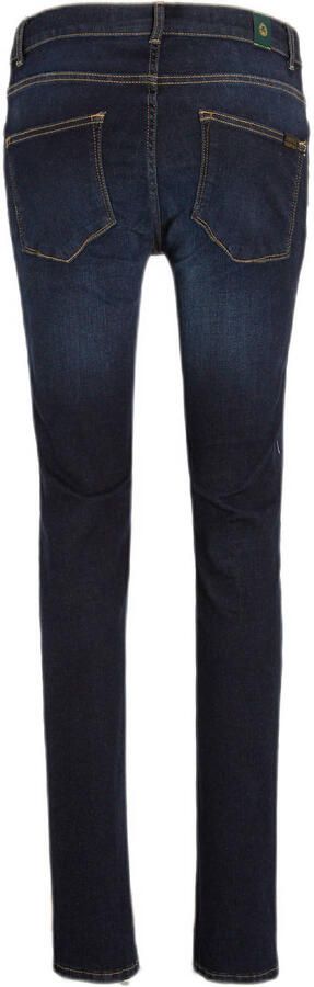 Love2wait low waist zwangerschaps skinny jeans dark wash Blauw Dames Stretchdenim 26 - Foto 3