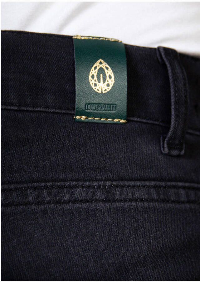Love2wait low waist zwangerschaps skinny jeans charcoal Zwart Dames Stretchdenim 26 - Foto 2