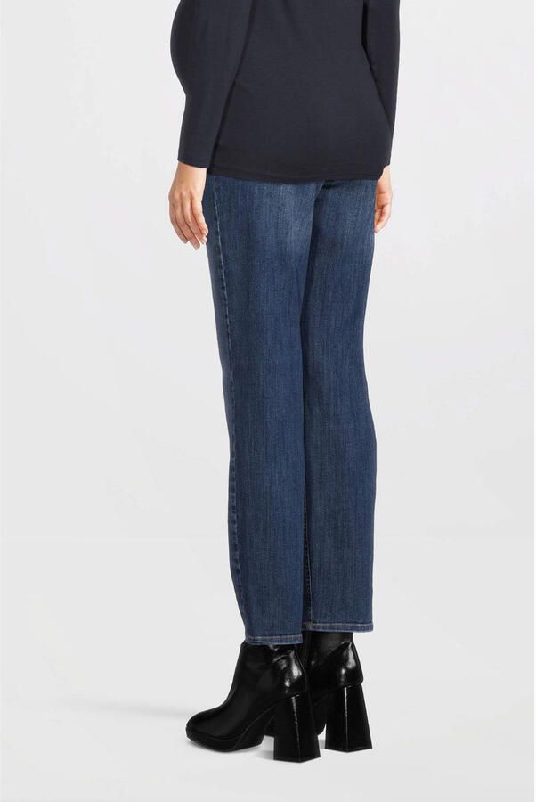 Love2wait mom zwangerschapsjeans Norah blauw Dames Stretchdenim Effen 26 - Foto 3