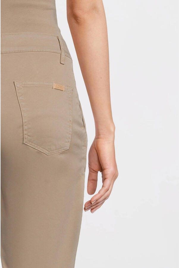 LOVE2WAIT regular fit zwangerschapsbroek Chino zand - Foto 2