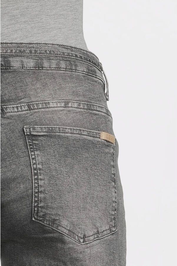LOVE2WAIT regular waist tapered zwangerschapsjeans grey denim Grijs Dames Katoen