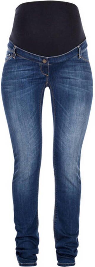 Love2wait skinny fit zwangerschaps jeans Sophia 32' Stonewashed Blauw Dames Stretchdenim 260 - Foto 4