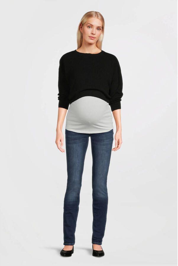 Love2wait skinny fit zwangerschaps jeans Sophia 32' Stonewashed Blauw Dames Stretchdenim 260 - Foto 2
