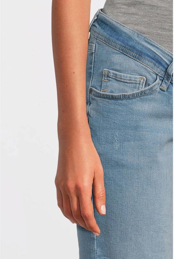Love2wait straight fit zwangerschapsjeans light wash Blauw Dames Stretchdenim 26 - Foto 2