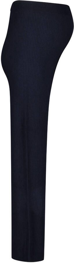 LOVE2WAIT wide leg zwangerschapsbroek marineblauw Dames Acryl Effen maat 40-42 - Foto 2