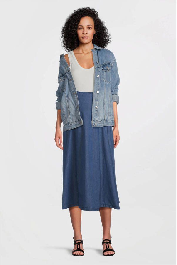LOVE2WAIT zwangerschaps spijkerrok light blue denim - Foto 4