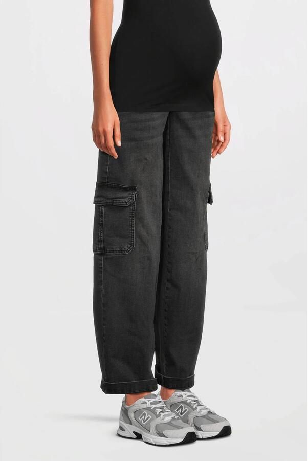 LOVE2WAIT zwangerschaps straight jeans grey denim - Foto 2