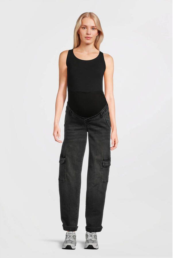 LOVE2WAIT zwangerschaps straight jeans grey denim - Foto 3