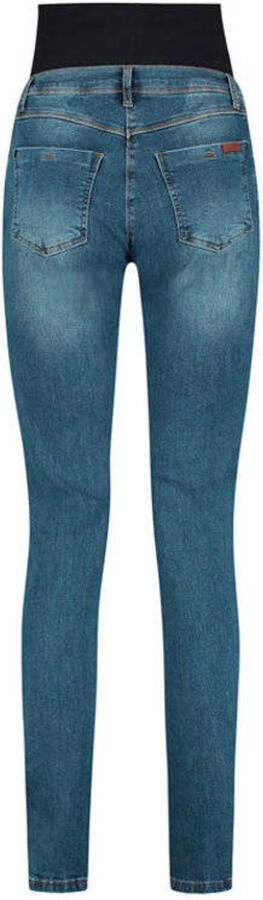 Love2wait zwangerschaps straight jeans Grace stonewashed Blauw Dames Denim 27