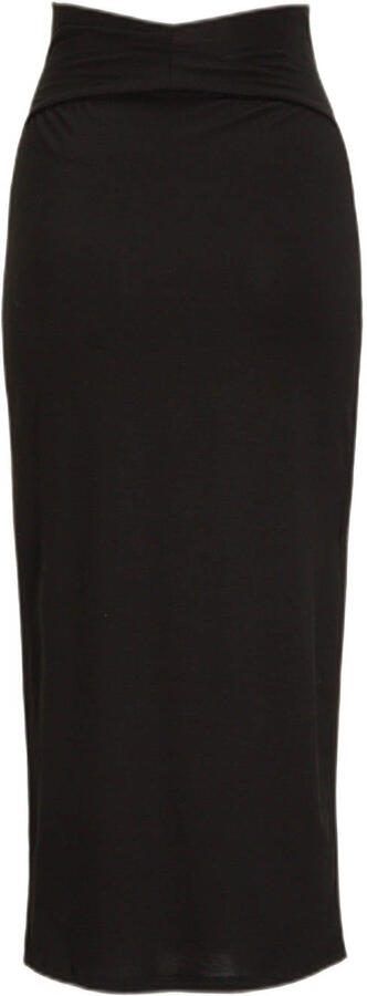 Love2wait zwangerschapsrok zwart Dames Tencel Effen XS