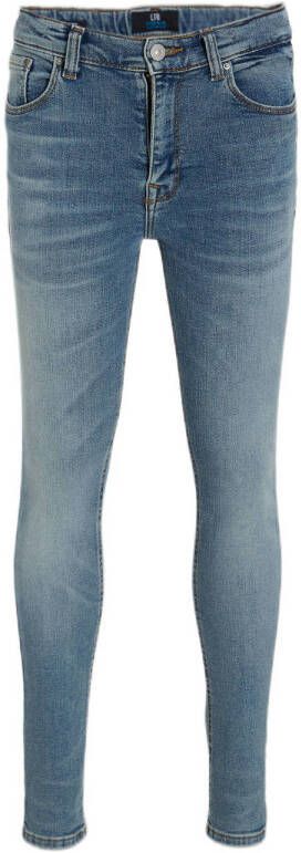 LTB high waist skinny jeans Amy G rosen undamaged Blauw Meisjes Stretchdenim 128