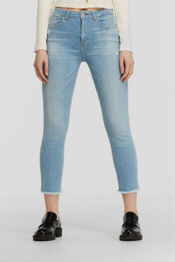 LTB cropped high waist straight fit jeans Pia lalita wash
