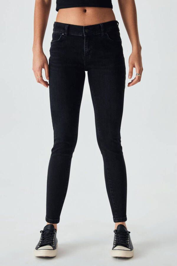 LTB Skinny fit jeans LONIA met extra strakke pijpbelijning normaal taillehoogte in cropped lengte en met stretch-aandeel