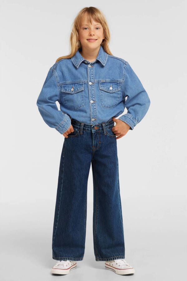 LTB high waist loose fit jeans Stacy G mirenda wash Blauw Meisjes Denim 128