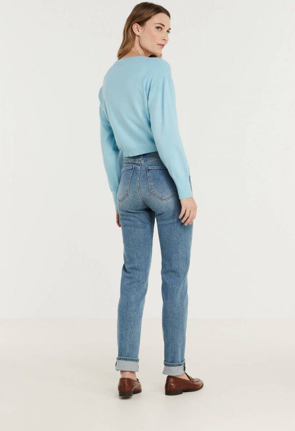 LTB Mom jeans DORES C met recht toelopende pijpbelijning hoge taille en met zakken