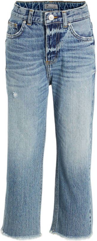 LTB high waist straight fit jeans Oliva G eliava wash Blauw Meisjes Denim 128
