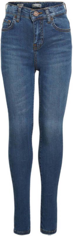 LTB high waist super skinny jeans Sophia marlin blue wash Blauw Meisjes Stretchdenim 128