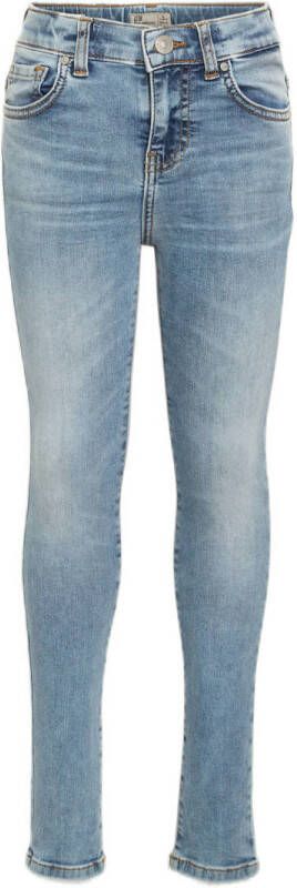 LTB high waist super skinny jeans Sophia paiva wash Blauw Meisjes Stretchdenim 104