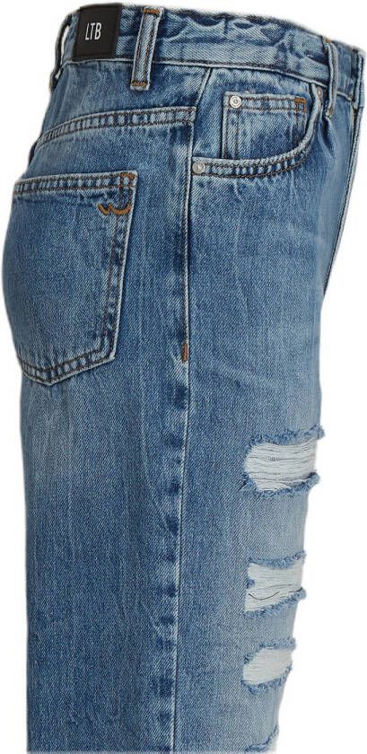 LTB high waist wide leg jeans Felicia pixie wash Blauw Meisjes Denim 164