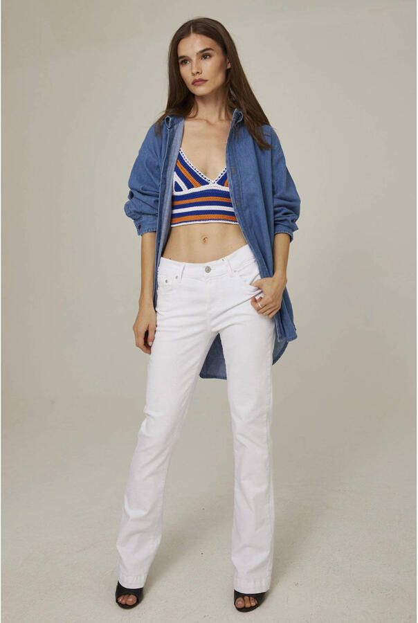 LTB flared jeans Fallon wit - Foto 2