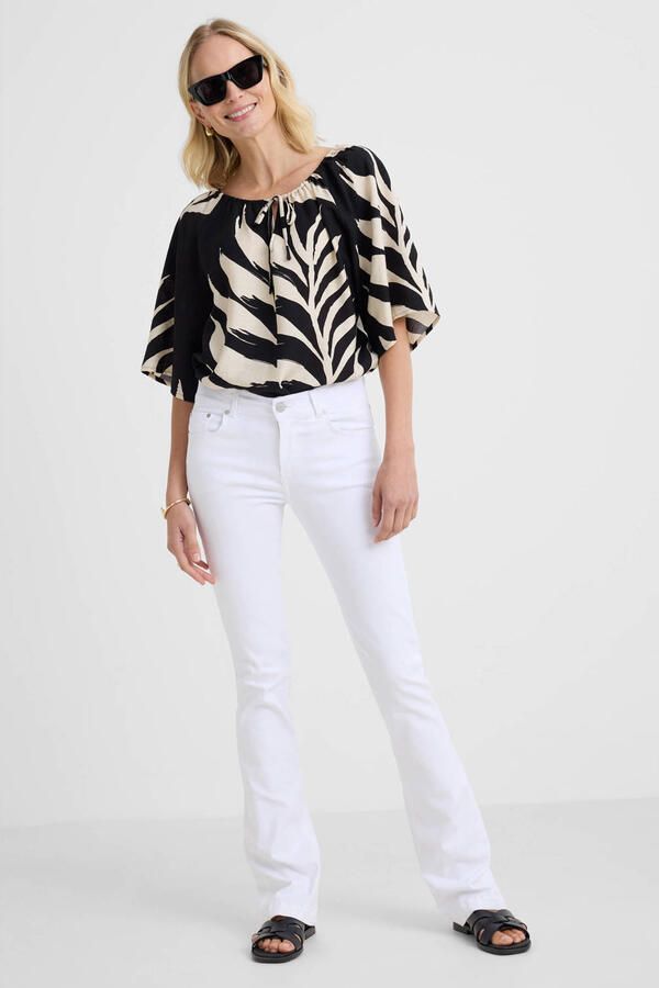 LTB flared jeans Fallon wit - Foto 3