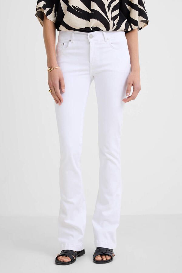 LTB flared jeans Fallon wit - Foto 4