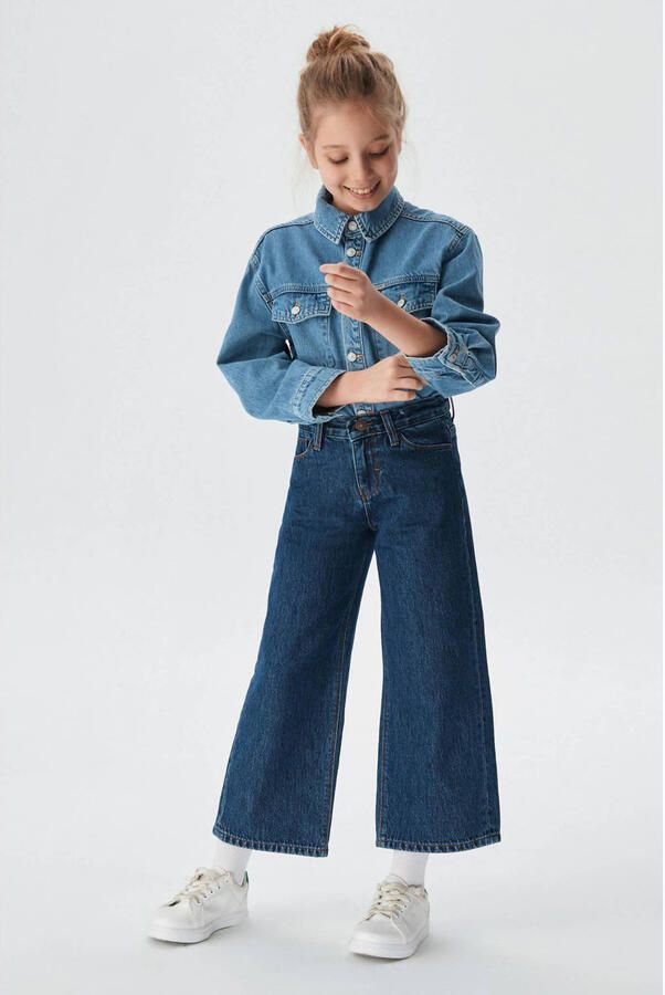LTB high waist loose fit jeans Stacy G mirenda wash Blauw Meisjes Denim 128 - Foto 3
