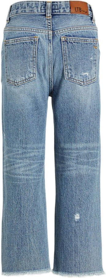LTB high waist straight fit jeans Oliva G eliava wash Blauw Meisjes Denim 146