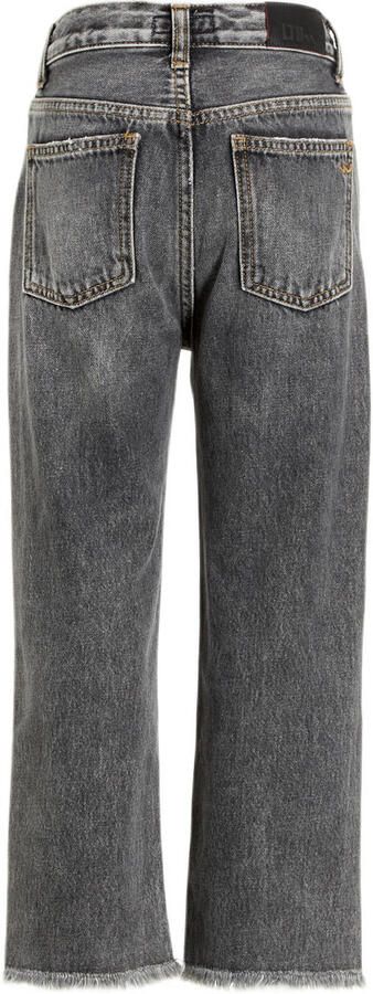 LTB high waist straight fit jeans Oliva G haley wash Grijs Meisjes Denim 128