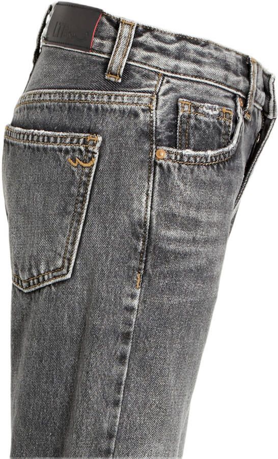 LTB high waist straight fit jeans Oliva G haley wash Grijs Meisjes Denim 158 - Foto 4