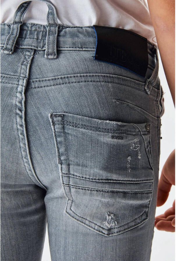LTB skinny jeans Cayle talma wash Grijs Jongens Stretchdenim Effen 134 - Foto 2