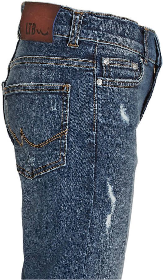 LTB straight fit jeans RENNY B carillo wash Blauw Jongens Denim Effen 116