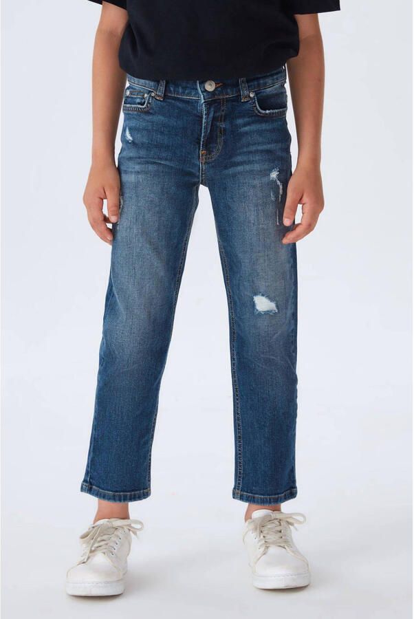 LTB straight fit jeans RENNY B carillo wash Blauw Jongens Denim Effen 116 - Foto 3