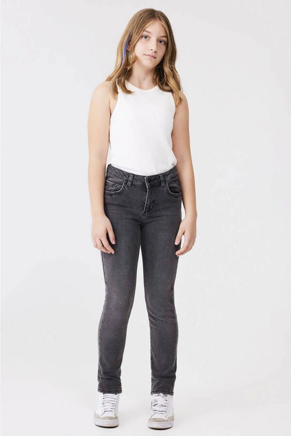 LTB straight fit jeans DEONNE G dust wash Grijs Meisjes Denim Effen 110 - Foto 3